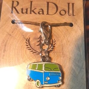 VW Volkswagen bus van charm for zippers bracelets keychain rollerskates